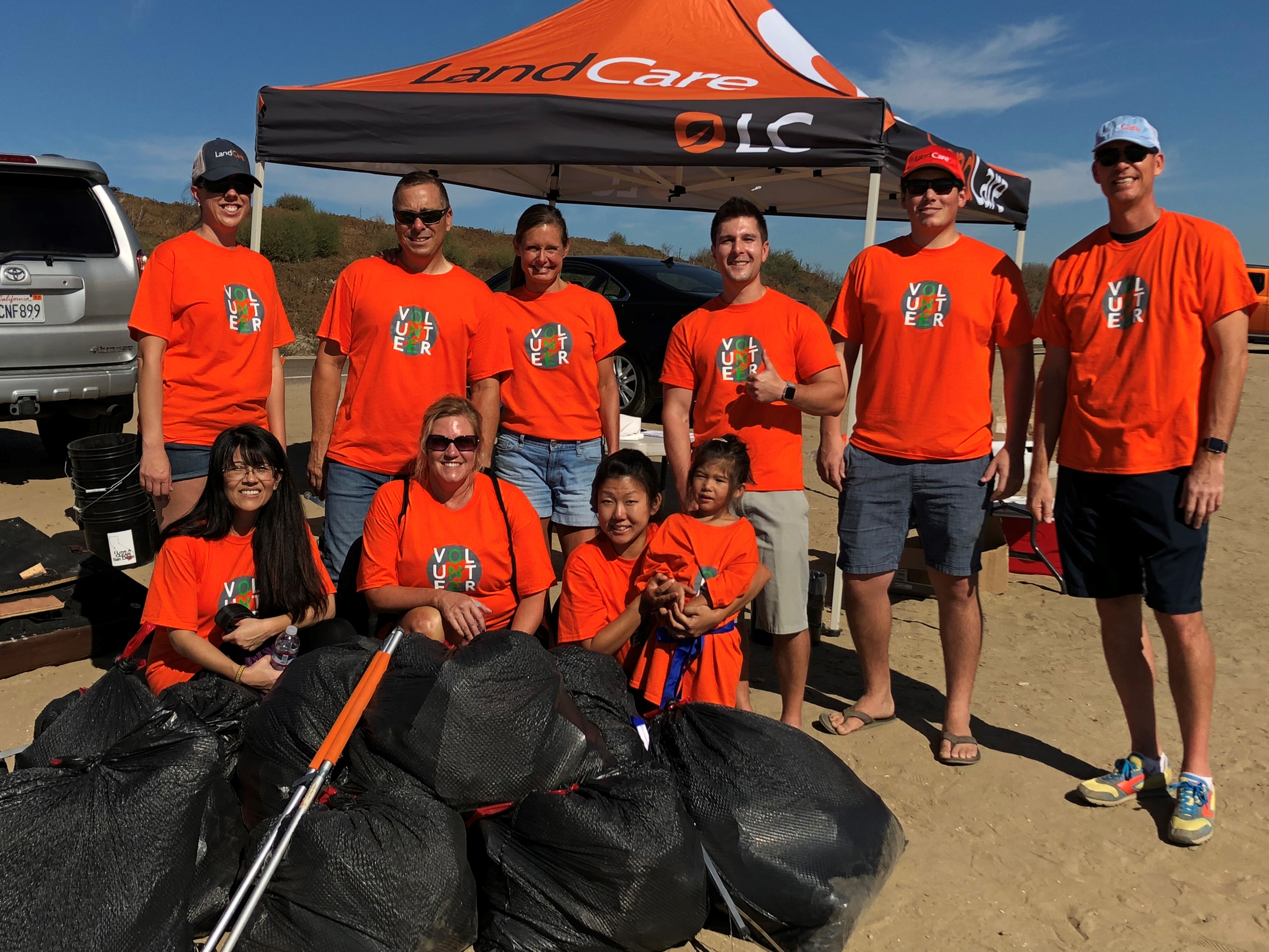 San Diego branch & office tackle CommunityCare Day beach cleanup