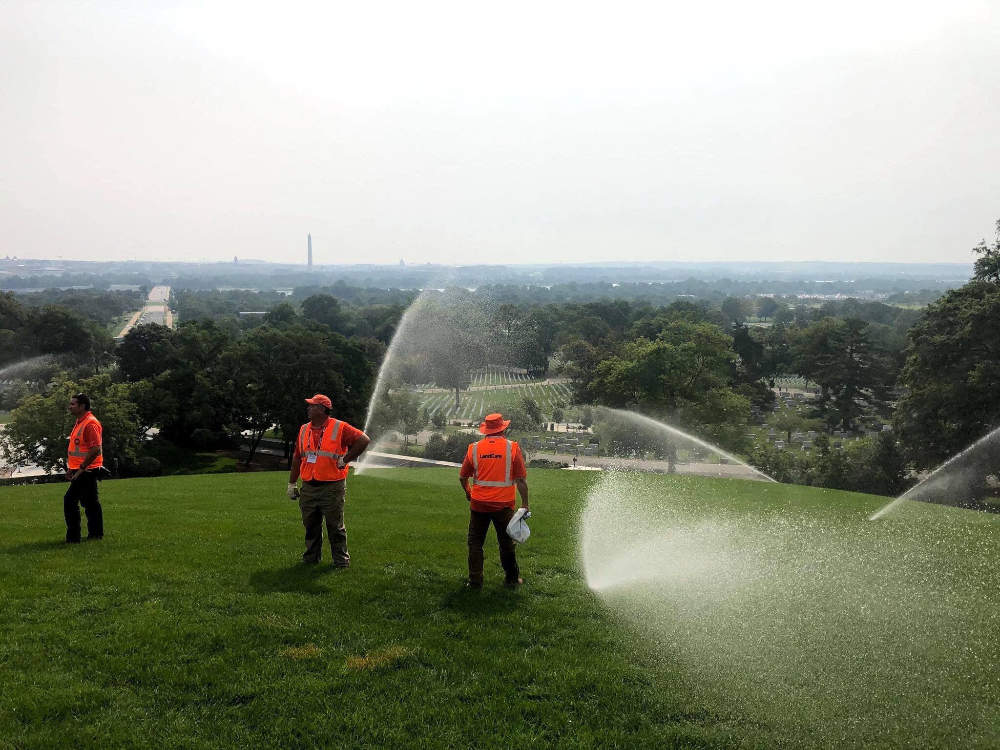LandCare helps restore Arlington National Cemetery as part of Renewal & Remembrance event